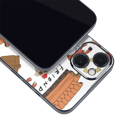 Warner Bros Classic FRIENDS Icons iPhone 14 Plus Skin